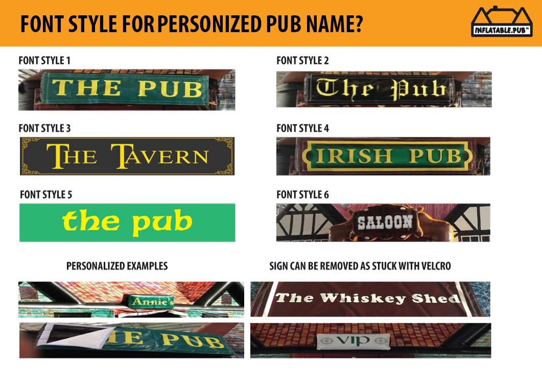 THE BAR - Inflatable Pubs