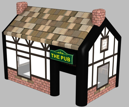 THE PINT- BLACK FRAME - Inflatable Pubs