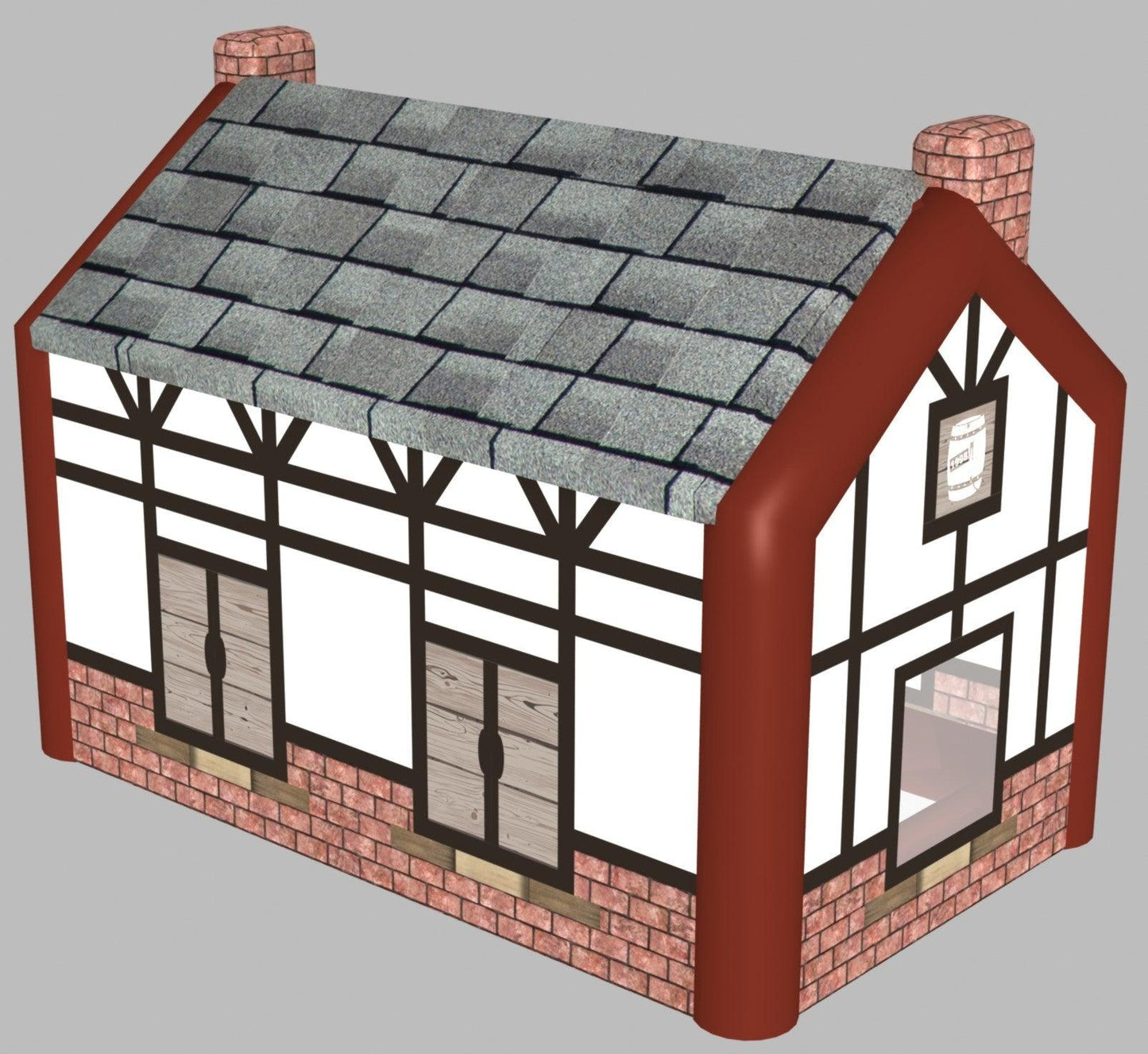 THE PINT- BROWN FRAME - Inflatable Pubs