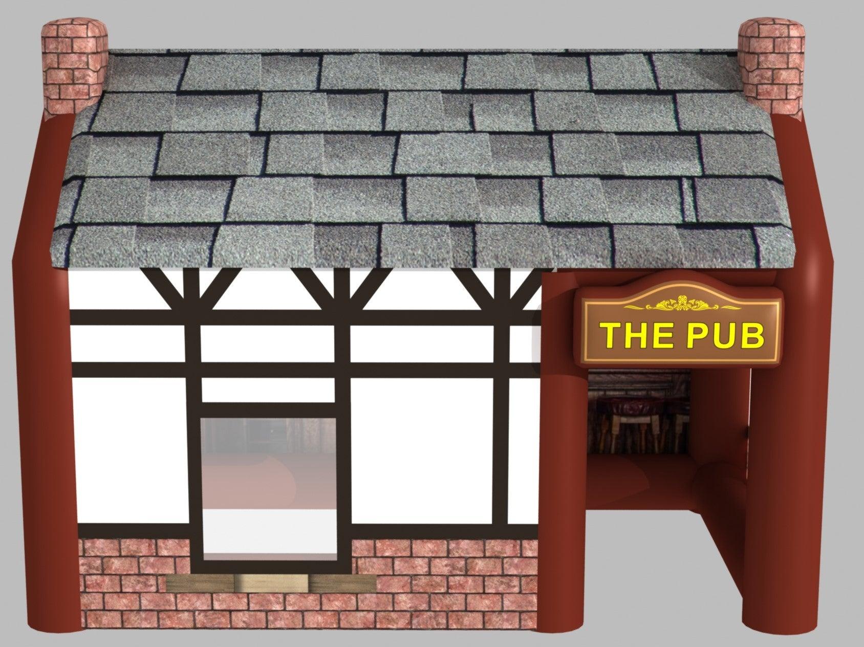 THE PINT- BROWN FRAME - Inflatable Pubs